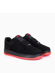 nike airforce 1 low BLACK UNIVERSITY RED