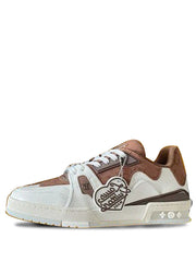 LOUIS VUITTON TRAINER 0098 BRN WHT
