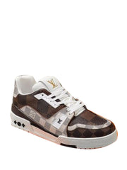 louis vuitton LV BROWN trainer new sneaker leather