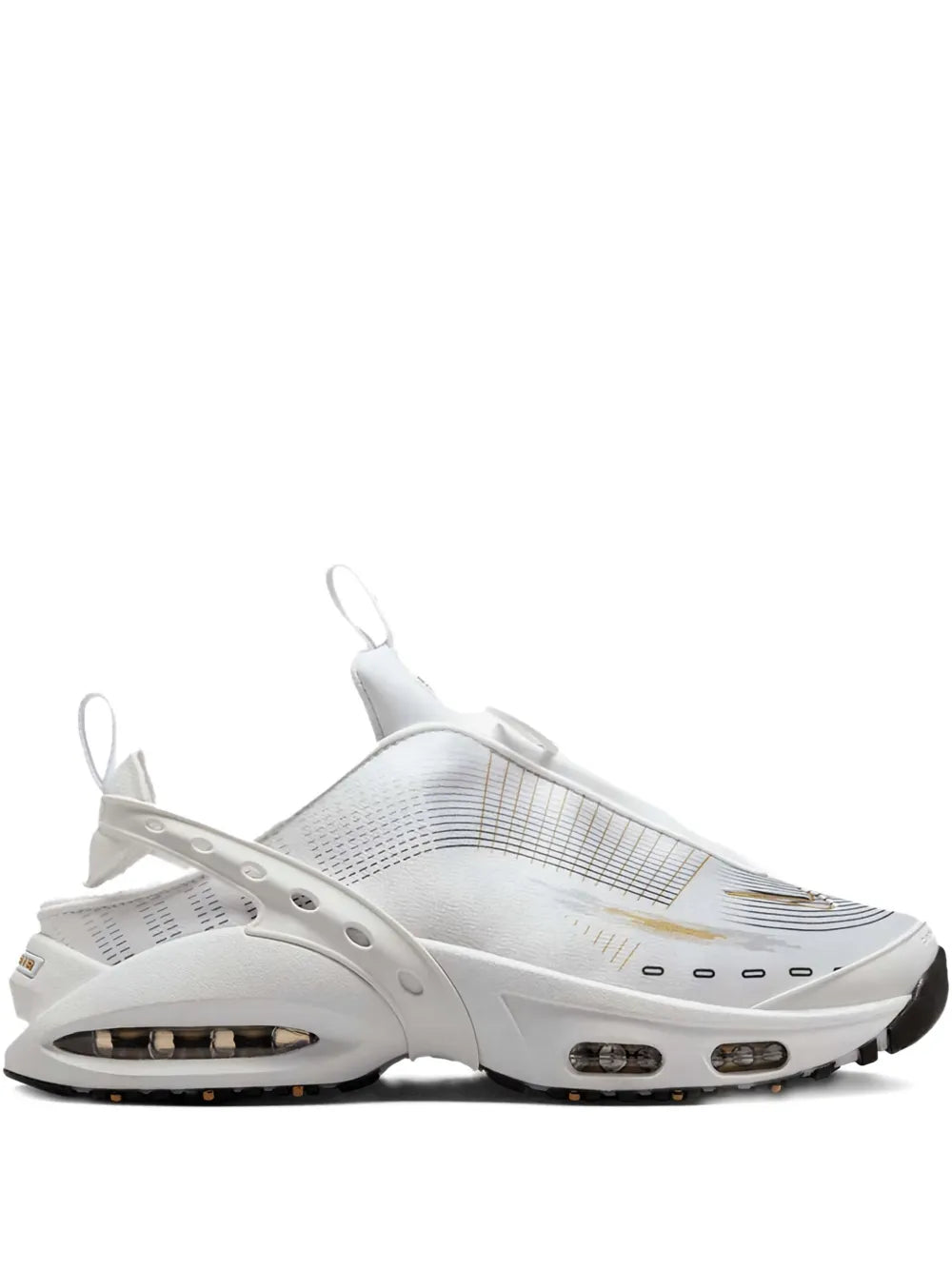 Nikee AirMax Craze White Metallic Gold