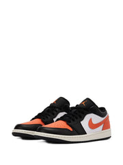 Nikee Air Jordan 1 Low Black Star Fish White Sail 1050