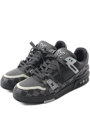 Louiss Vuitton Trainer Black Grey