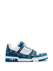 Louiss Vuitton Trainer Denim Blue With All Accessories 145