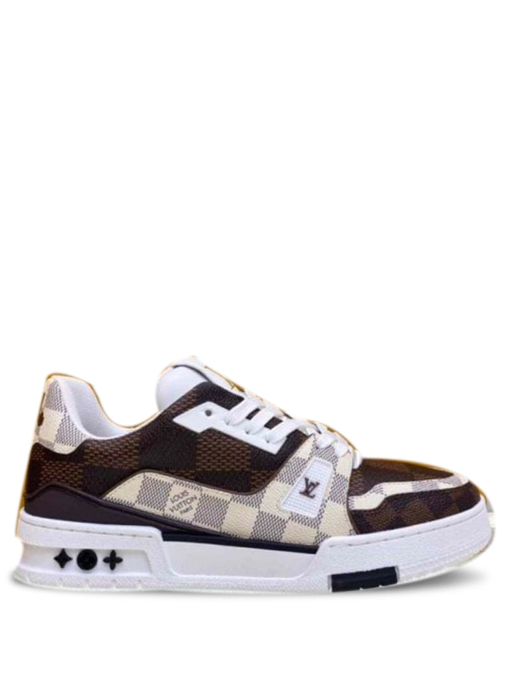 louis vuitton LV BROWN trainer new sneaker leather