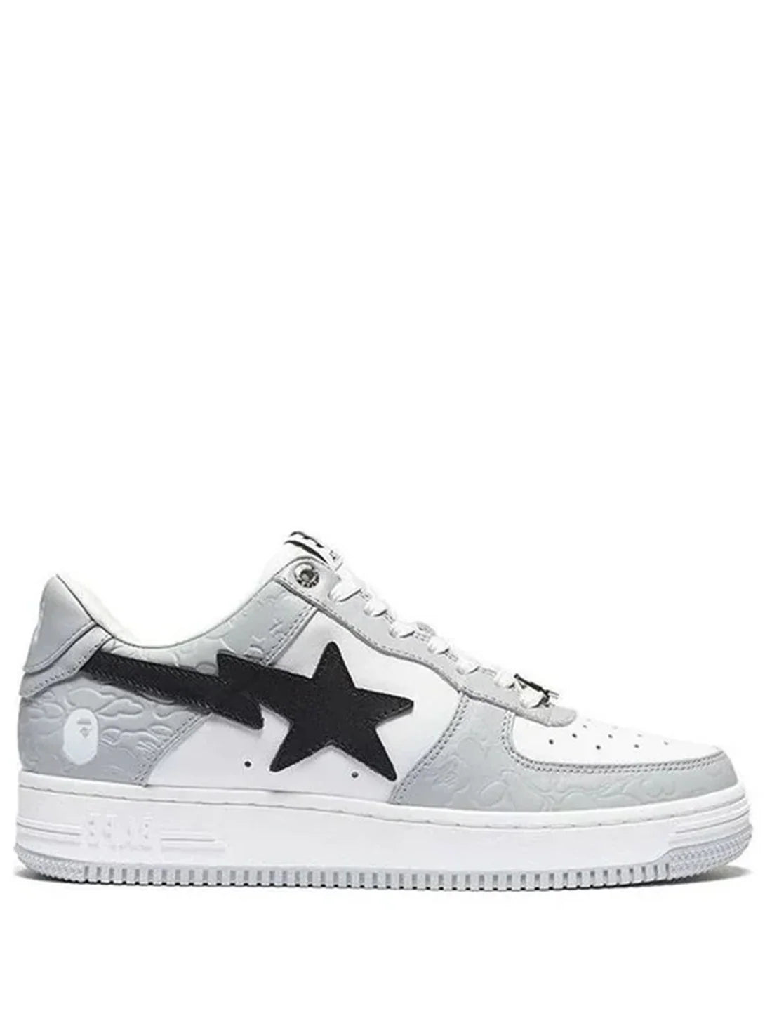 A BATHING APE BAPE STA LOW GREY BLACK SALE