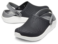 Crocs Men Literide Clog Black and white