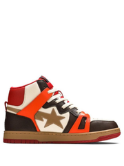 A Bathing Ape Bape Sta 93 Hi Red Orange Light Sand - 1
