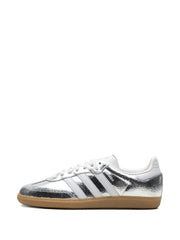 Adidass Samba OG Silver Metallic Cracked Leather - 3