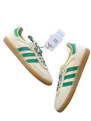 Adidass Samba Wales Booner Cream Green - 4
