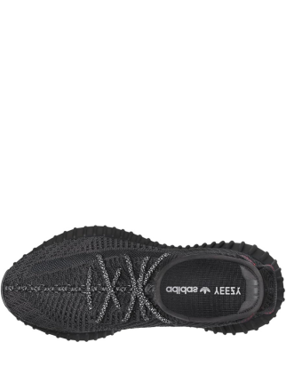 Adidass yeezy 350 v2 black lace reflactive Premium semi ua - 3