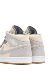 Air Jordan 1 Mid Coconut Milk Particle Grey - 3