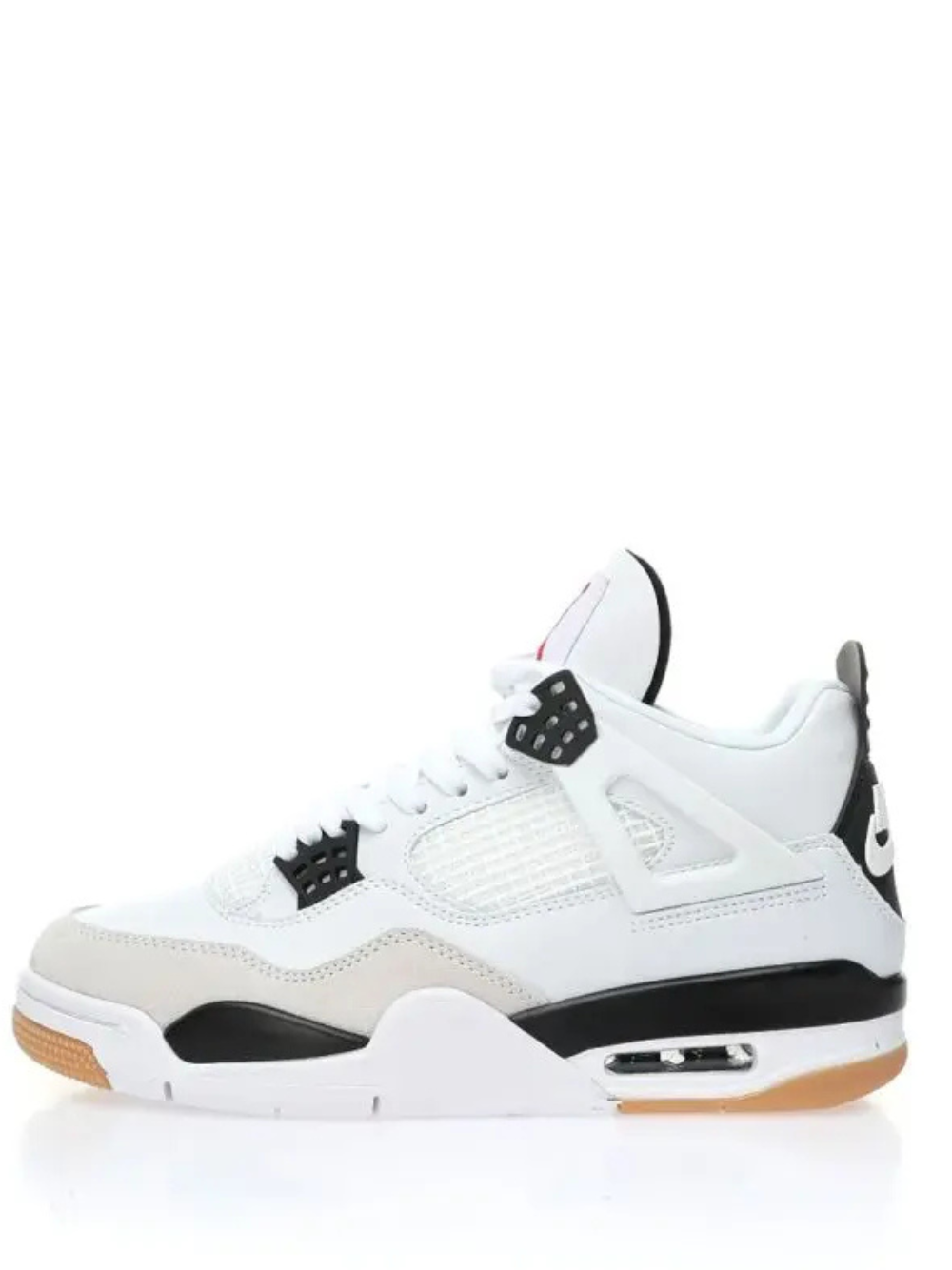 Air Jordan Retro 4 Sb White Black Semi Ua - 2