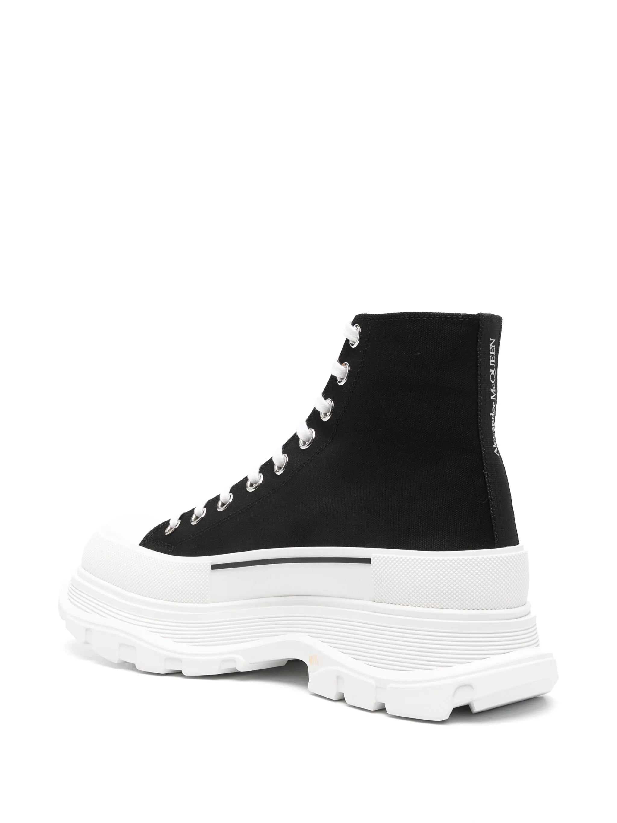 Alexander McQueen Tread Slick High Black White - 2