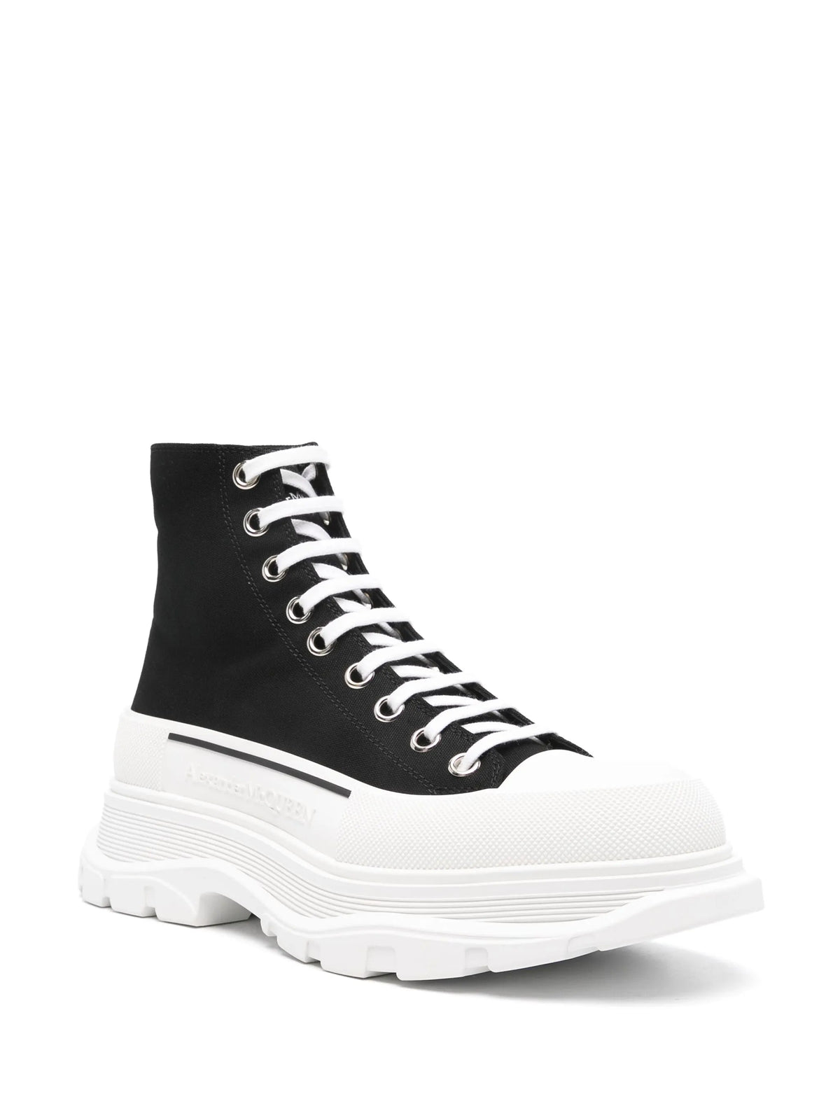 Alexander McQueen Tread Slick High Black White - 3