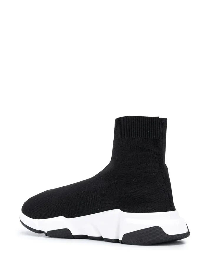 BALENCIAGA__ SPEED TRAINER Black white 477 - 3