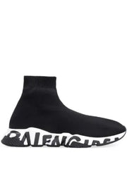 Balenciagaa_Speed_Runners_Graffiti_Black_White - 1