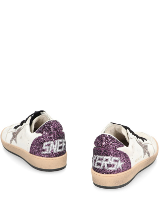 Golden Goose Ball Star White Purple Silver - 3