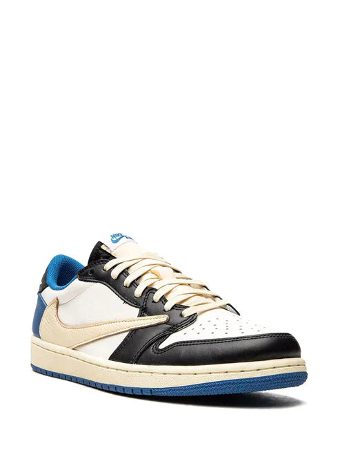 Jordan 1 Low Fragment X Travis Scott Without Plastic Packing Semi UA - 2