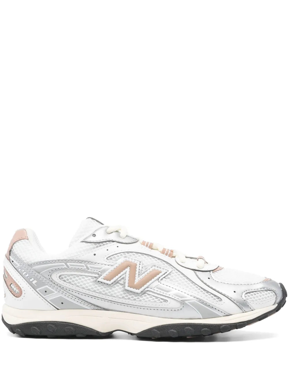Newbalance 204L silver metallic white and brown - 1