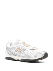 Newbalance 204L silver metallic white and brown - 2
