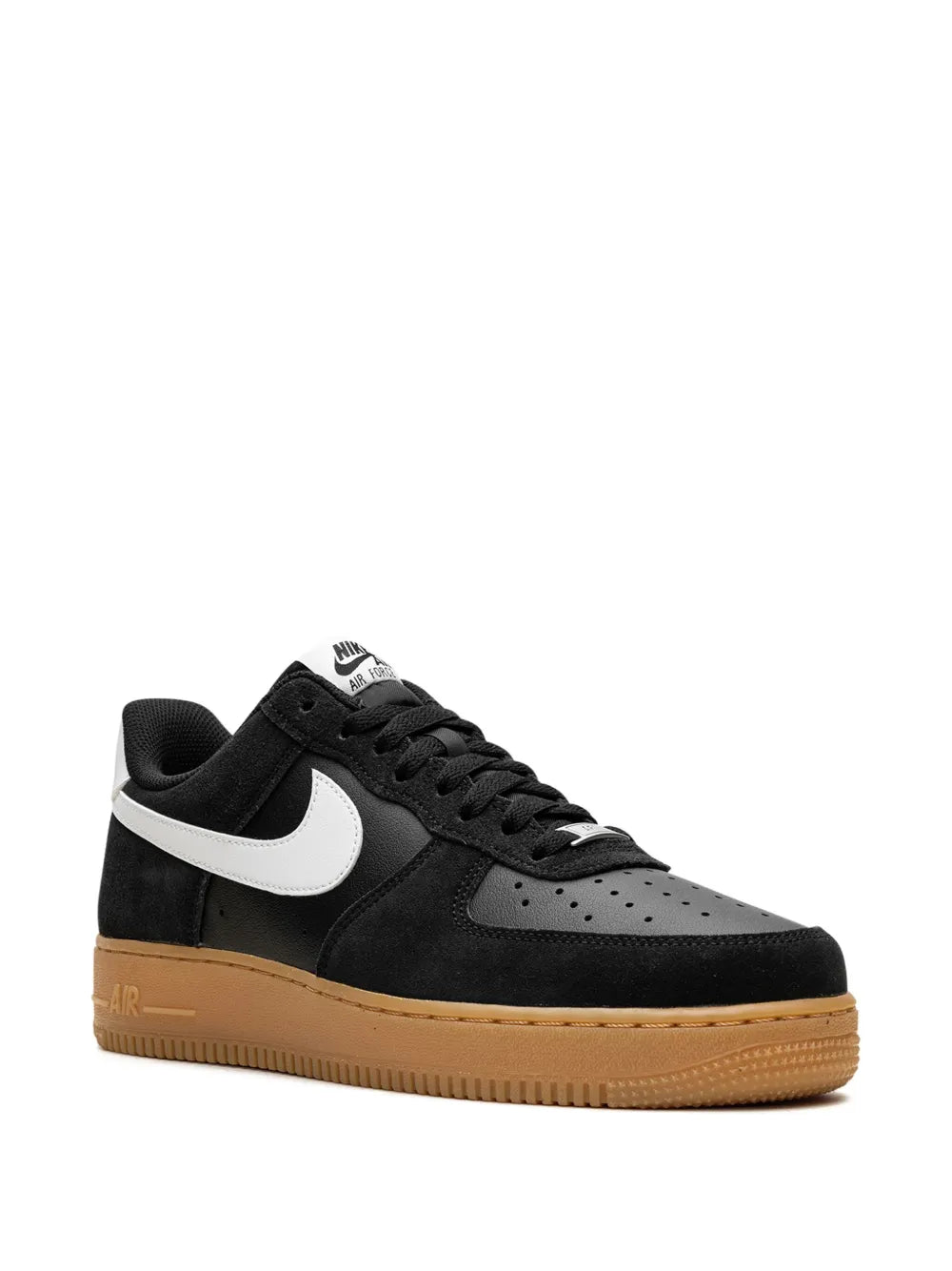 Nikee AirForce 1 07 LV8 Black Suede - 2