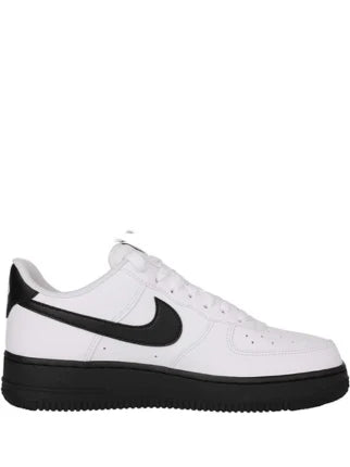 Nikee AirForce 1 Low WHITE BLACK SOLE - 1