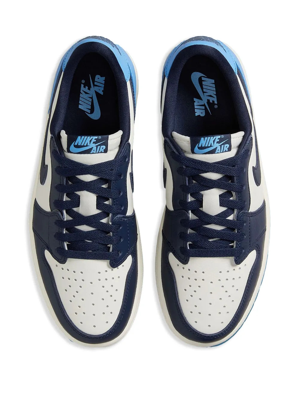 Nikee Air Jordan 1 Low Obsidian Blue Semi UA - 2