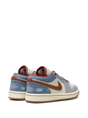 Nikee Air Jordan Retro 1 Low Repaired Denim - 3