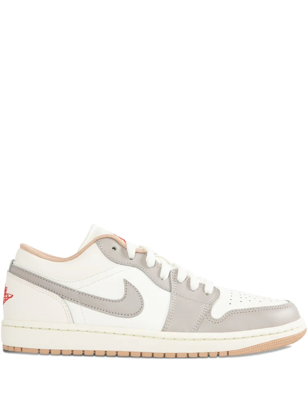Nikee Air Jordan Retro 1 Low Silver College Grey Hemp - 1