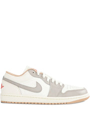 Nikee Air Jordan Retro 1 Low Silver College Grey Hemp - 1
