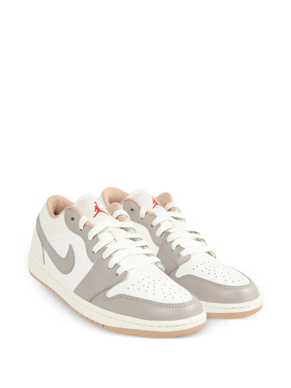 Nikee Air Jordan Retro 1 Low Silver College Grey Hemp - 2