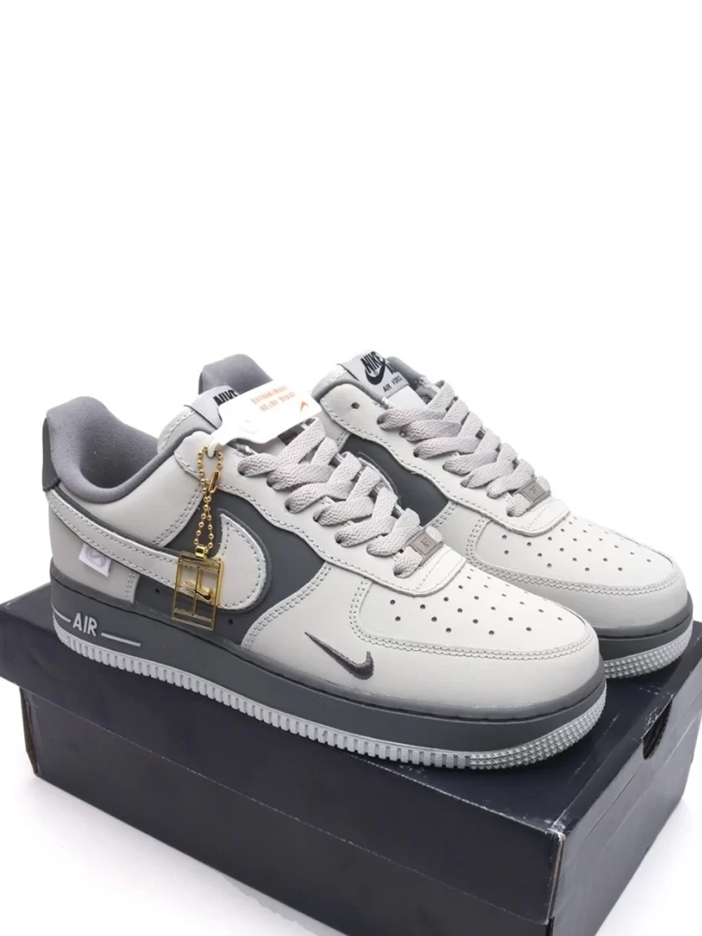 Nikee Airforce 1 07 Low Grey Metallic 260 - 2