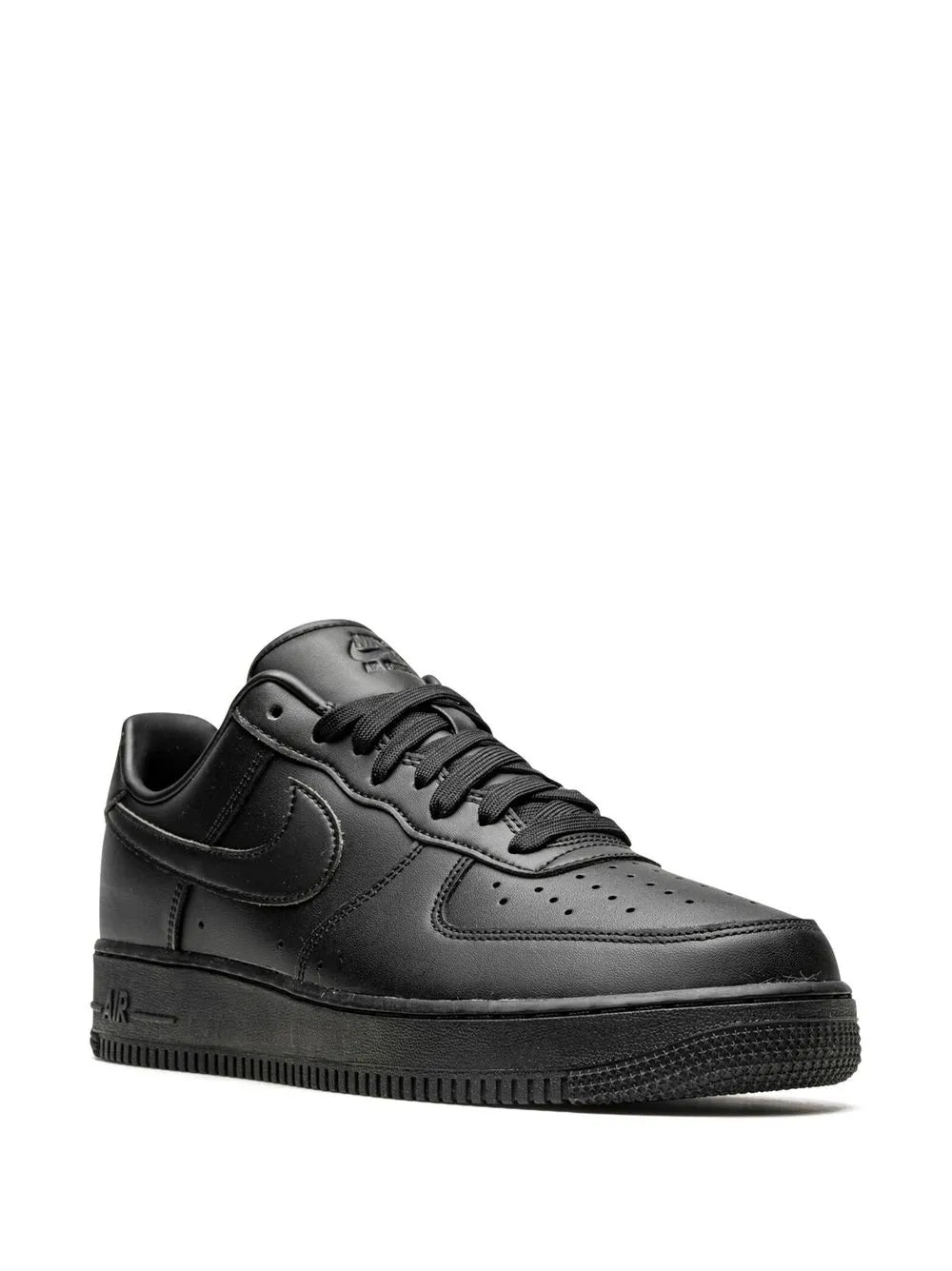 Nikee Airforce 1 Black 1st Leather UA - 2
