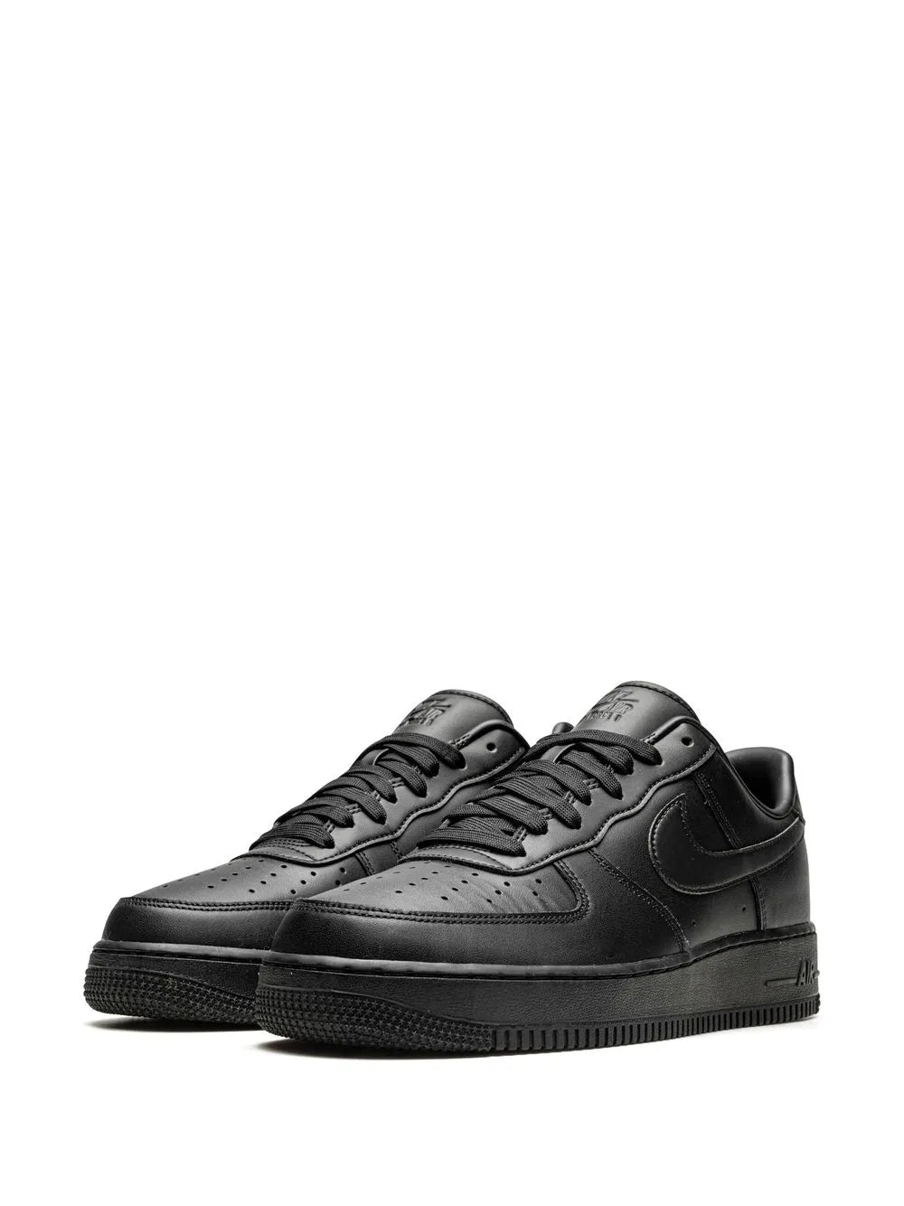 Nikee Airforce 1 Black 1st Leather UA - 3