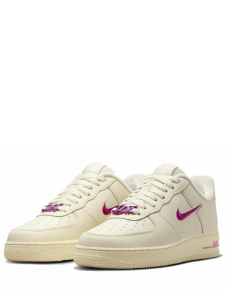 Nikee Airforce 1 Just Do It Metallic Pink - 4