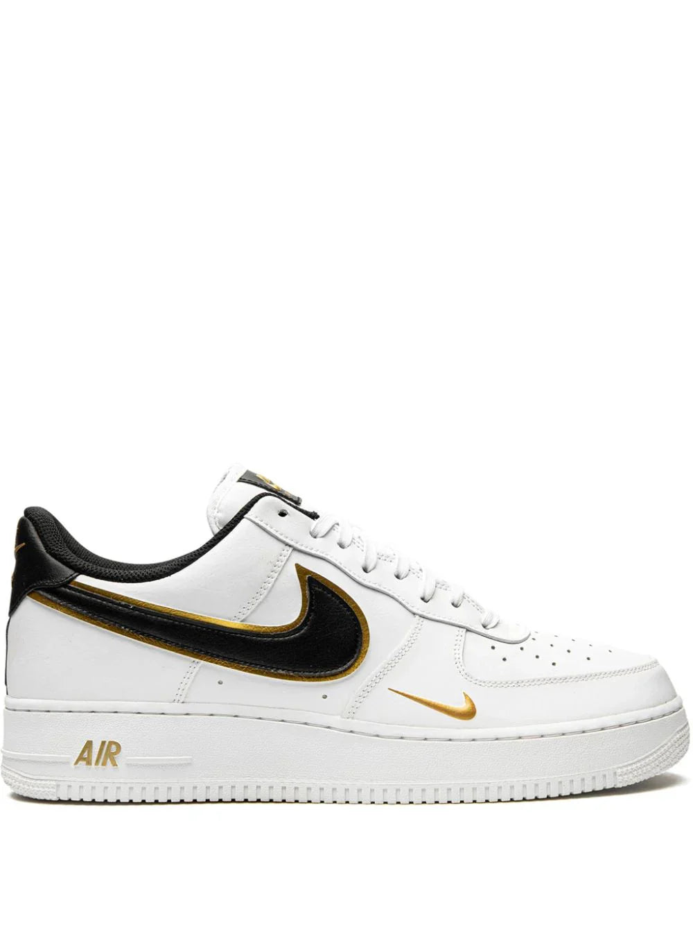 Nikee Airforce 1 LV8 Metallic Double Gold Swoosh - 1