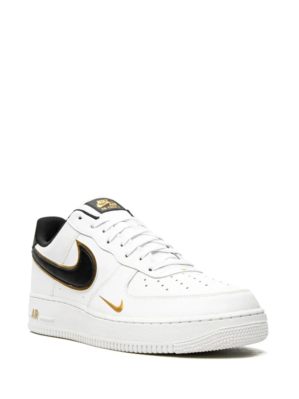 Nikee Airforce 1 LV8 Metallic Double Gold Swoosh - 2