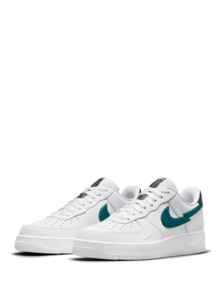 Nikee Airforce 1 Low White Aquamarine - 2