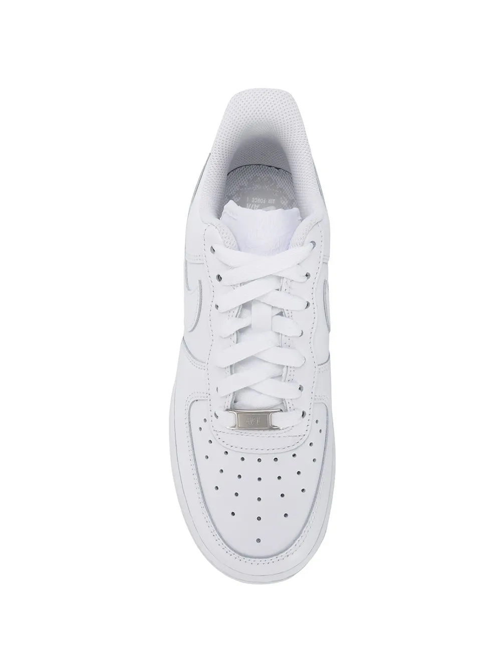 Nikee Airforce 1 White Pure Leather White With dust bag - 4