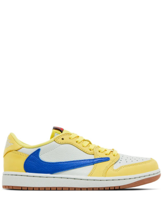 Nikee air jordan retro low x travis scott canary - 1