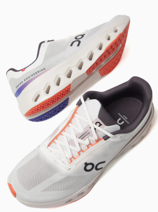 ON Cloudsurfer Next running trainers in white and red 539 - 3