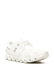 On Cloud Running 5 All White Shoes - 2