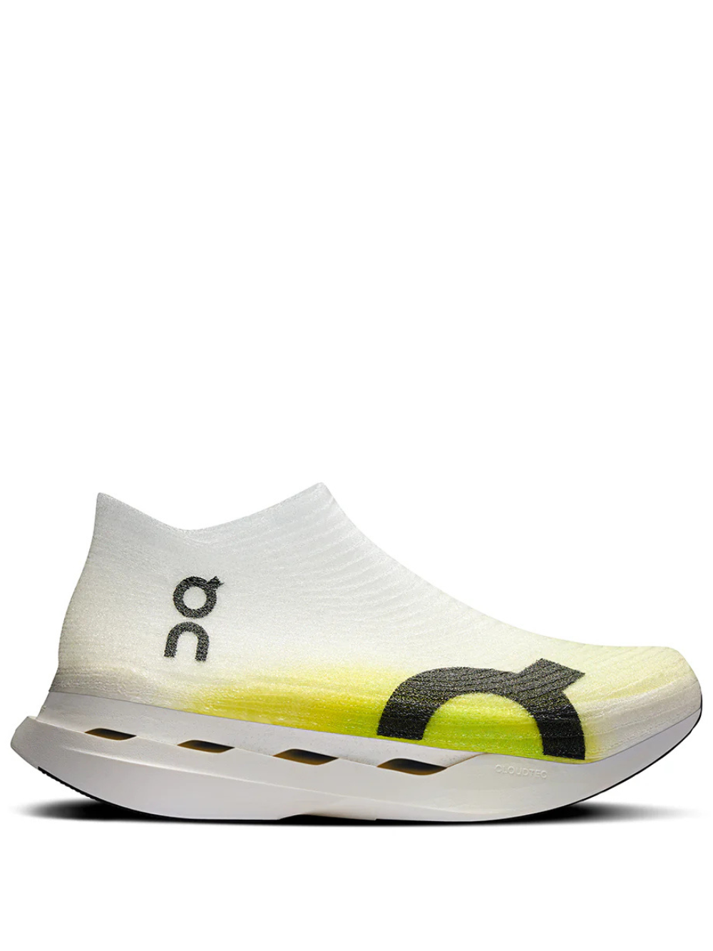 On Cloudboom Strike LS White Yellow - 1