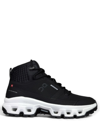 On Running Cloudrock Mid Waterproof Black White - 1