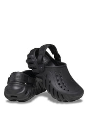 crocs echo clogs all black