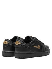 Nike Air Jordan retro 1 make black metallic gold