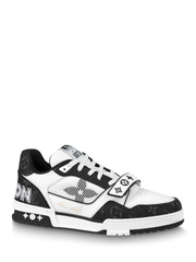 louiss vuittonn Trainer Stripe BLACK WHITE