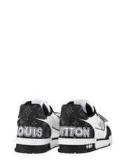 louiss vuittonn Trainer Stripe BLACK WHITE