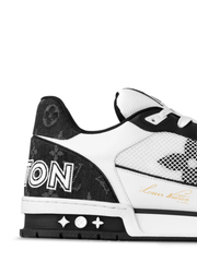 louiss vuittonn Trainer Stripe BLACK WHITE