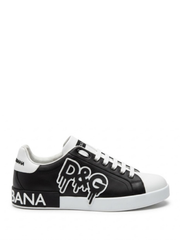 dolcee gabbana BLACK WHITE casual shoes SALE
